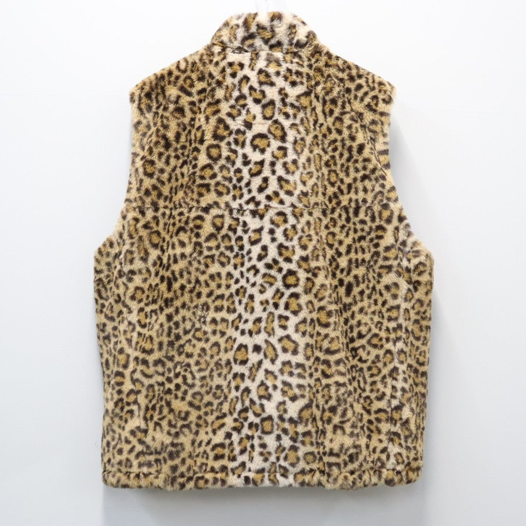 WILD THINGS | LEOPARD FUR HAPPY VEST ( TYPE-1 ) #BEIGE [26FW-WMO-WT05]
