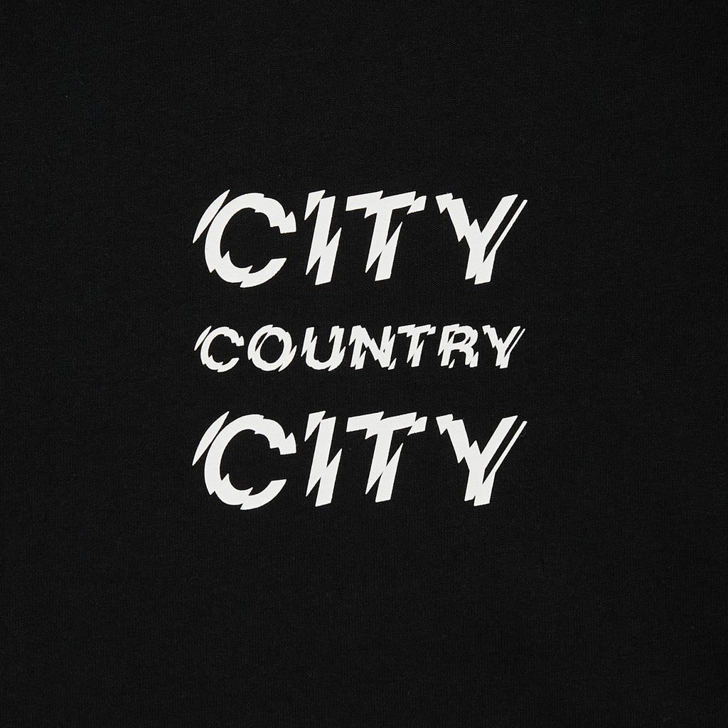 Cotton L/s T-shirt_City Country City #BLACK [CCC-241T004]