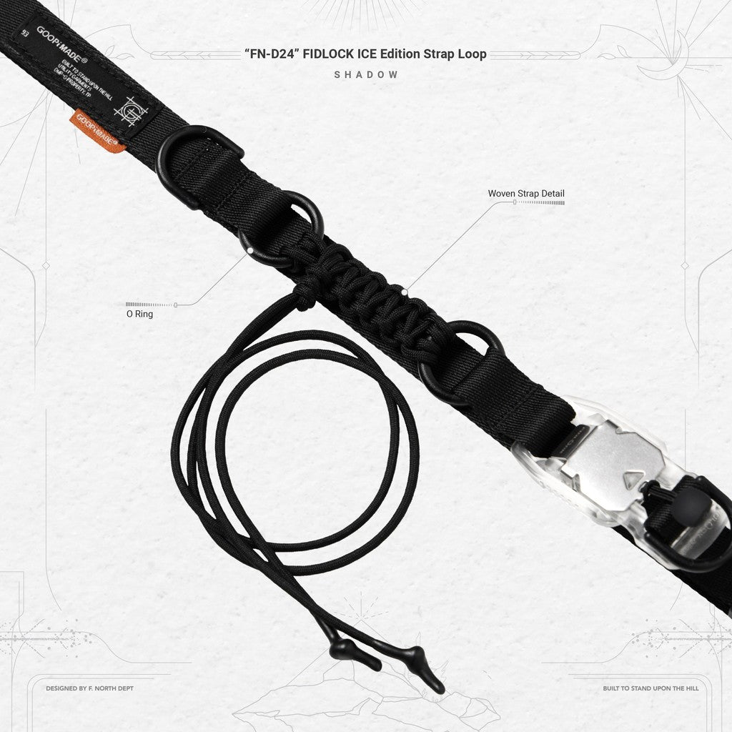 "FN-D24" FIDLOCK ICE 版錶帶環 #SHADOW [GOOPI-24SS-JUN-03]