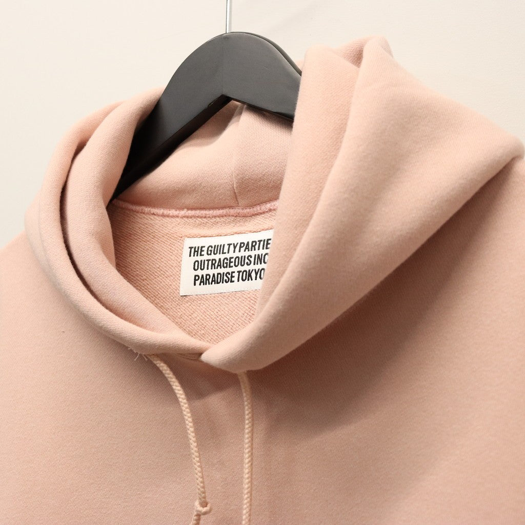 MIDDLE WEIGHT PULLOVER HOODED SWEAT SHIRT #PINK [26SS-WMC-SS07]