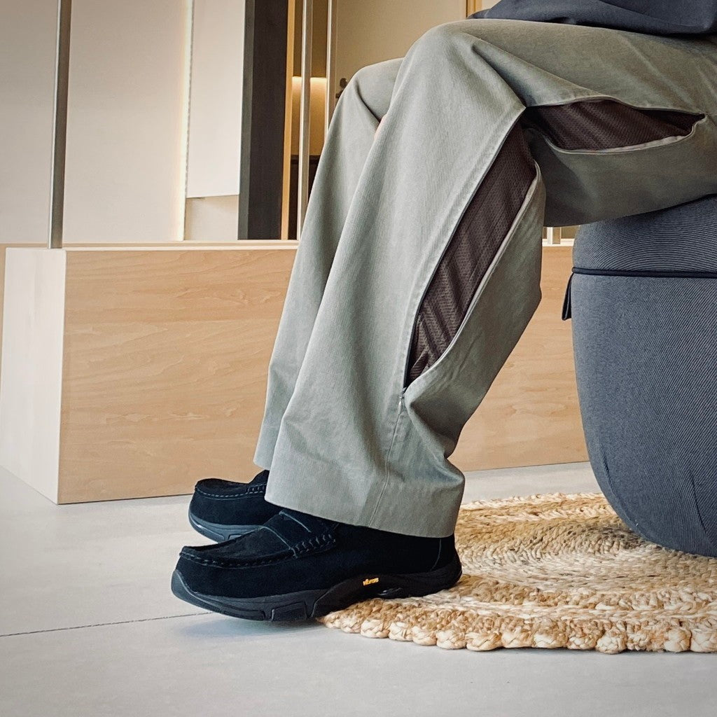 混合樂福鞋 #黑色絨面革 [MLS210301-24]