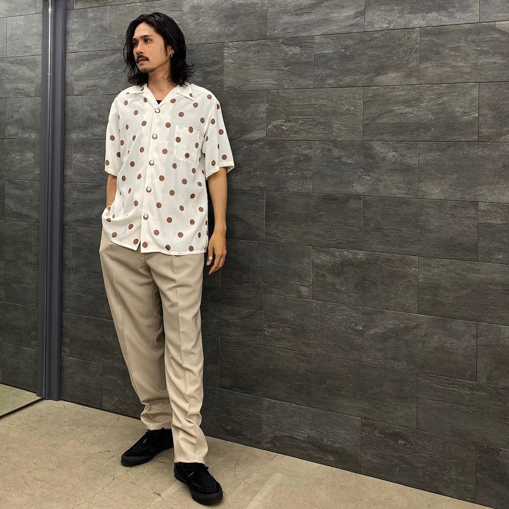 褶襉長褲 - 型號 2- #L-米色 [23SS-WMP-TR05 / 24SSE-WMP-TR02]