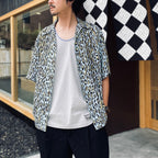 HAWAIIAN SHIRT S/S ( TYPE-4 ) #L-BLUE [26SS-WMS-HI06]