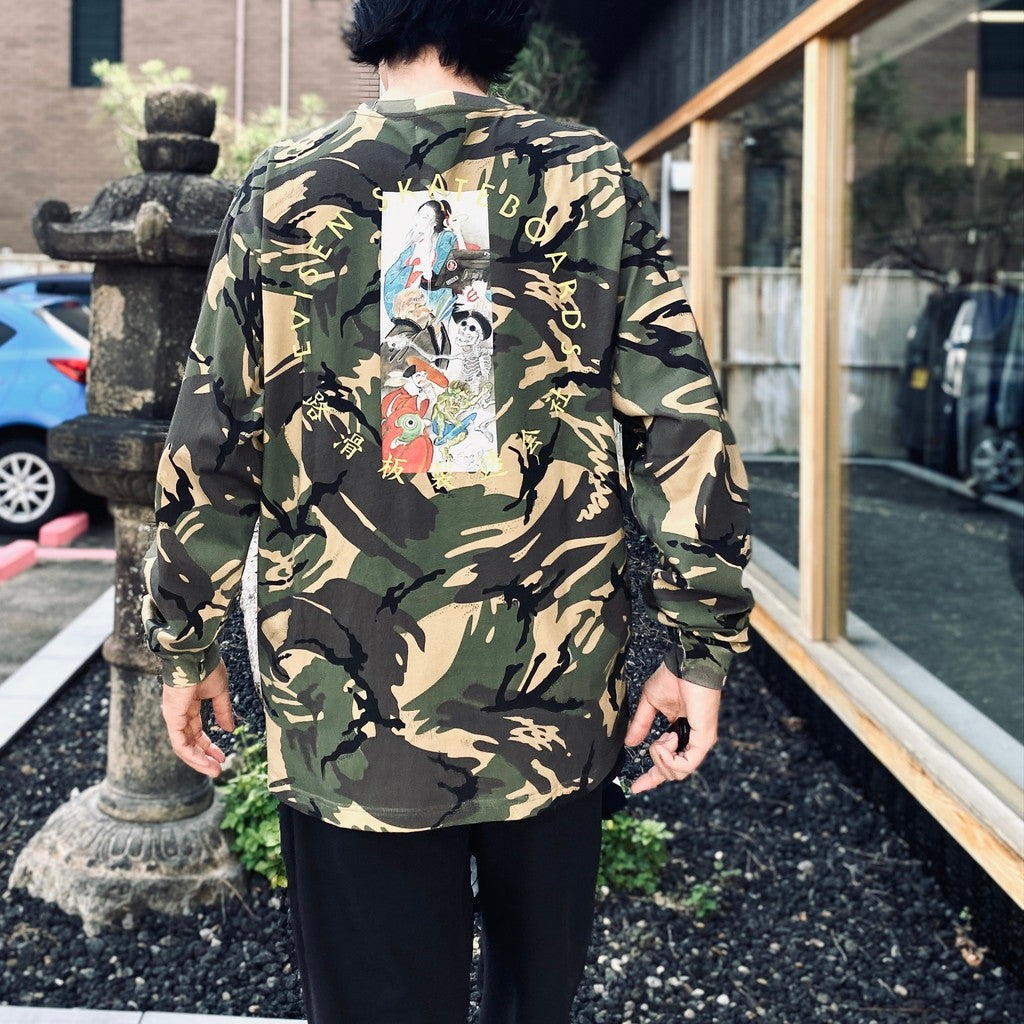 HYAKKI YAENZU LS TEE #Camo [26FW_T02]