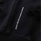 DELUXE | DAMAGE CREW SWEAT #Black [20TH-SW02]
