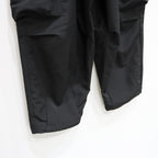 RIPSTOP CARGO BALLOON PANTS #Black [SS25-B01]