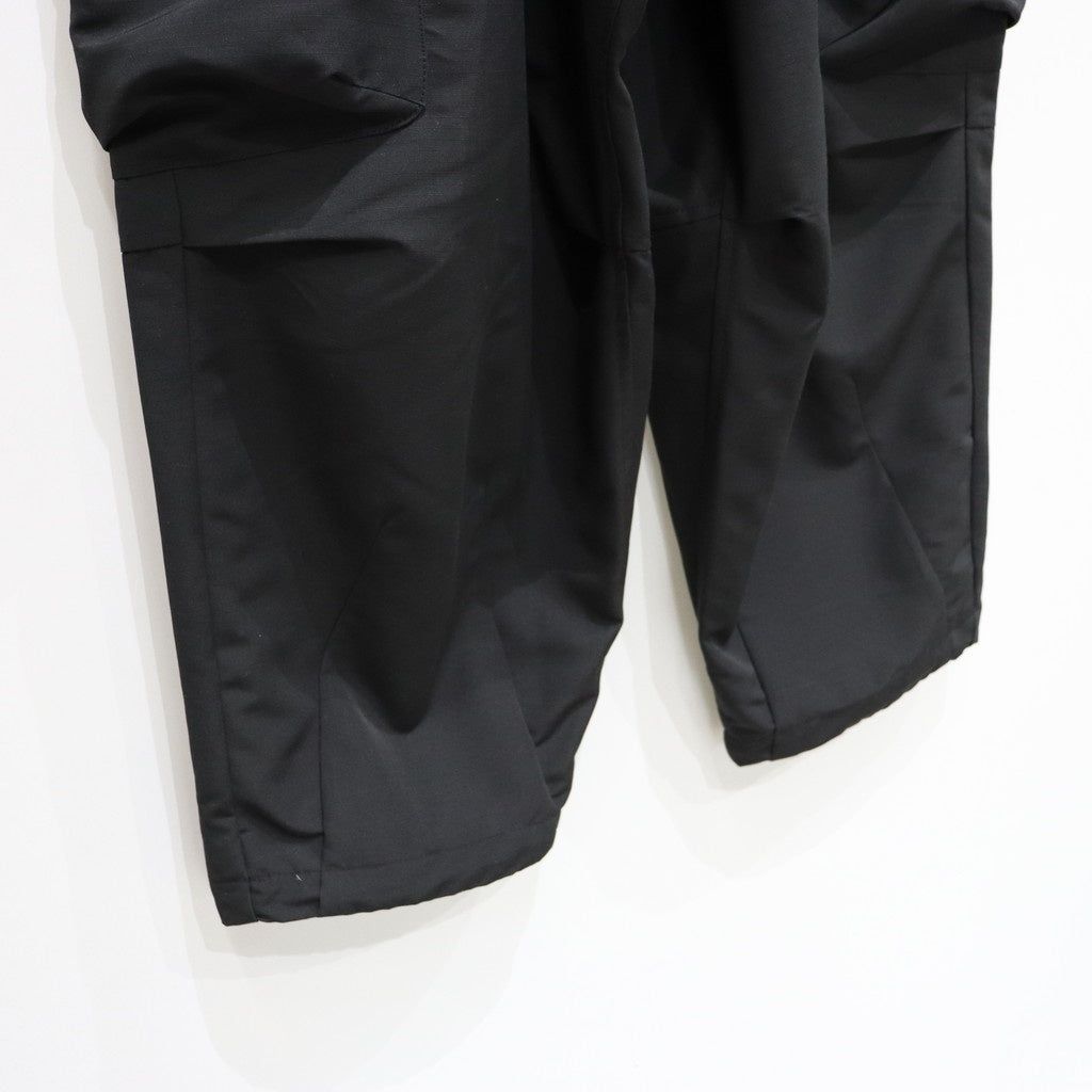 RIPSTOP CARGO BALLOON PANTS #Black [SS25-B01]