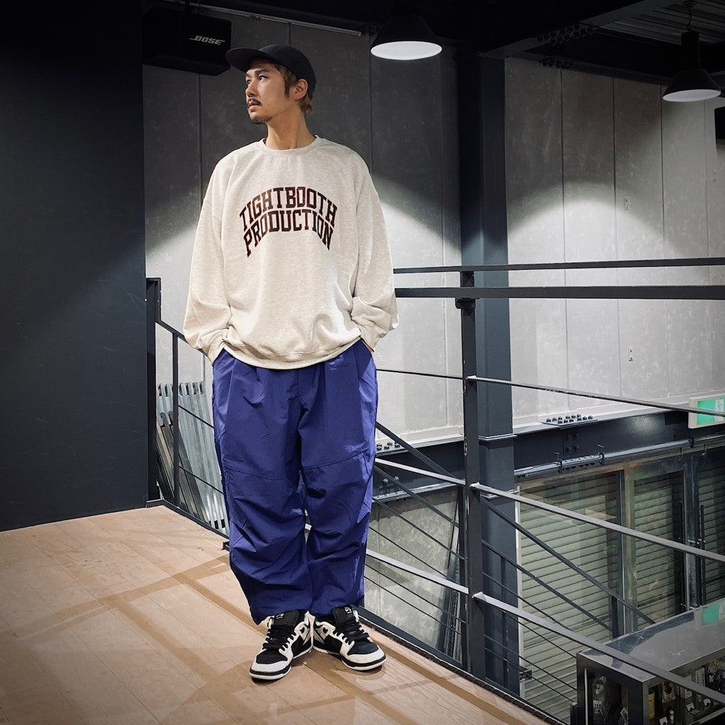COLLEGE CREW SWEAT SHIRT #Ash [SS25-SW06]