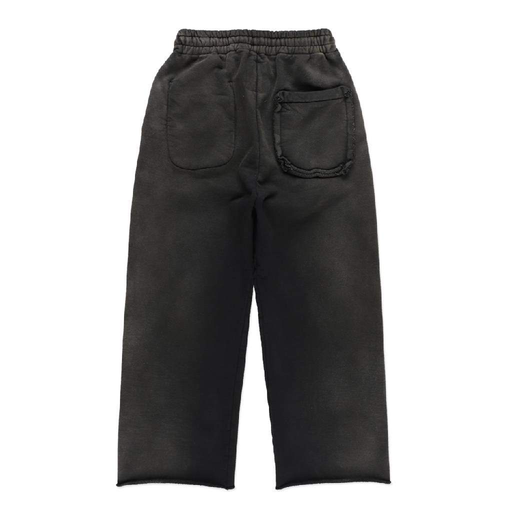 WEATHERED SWEAT PANTS - BLACK #BLACK [BWU-WSPB]