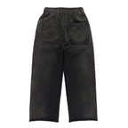 WEATHERED SWEAT PANTS - BLACK #BLACK [BWU-WSPB]