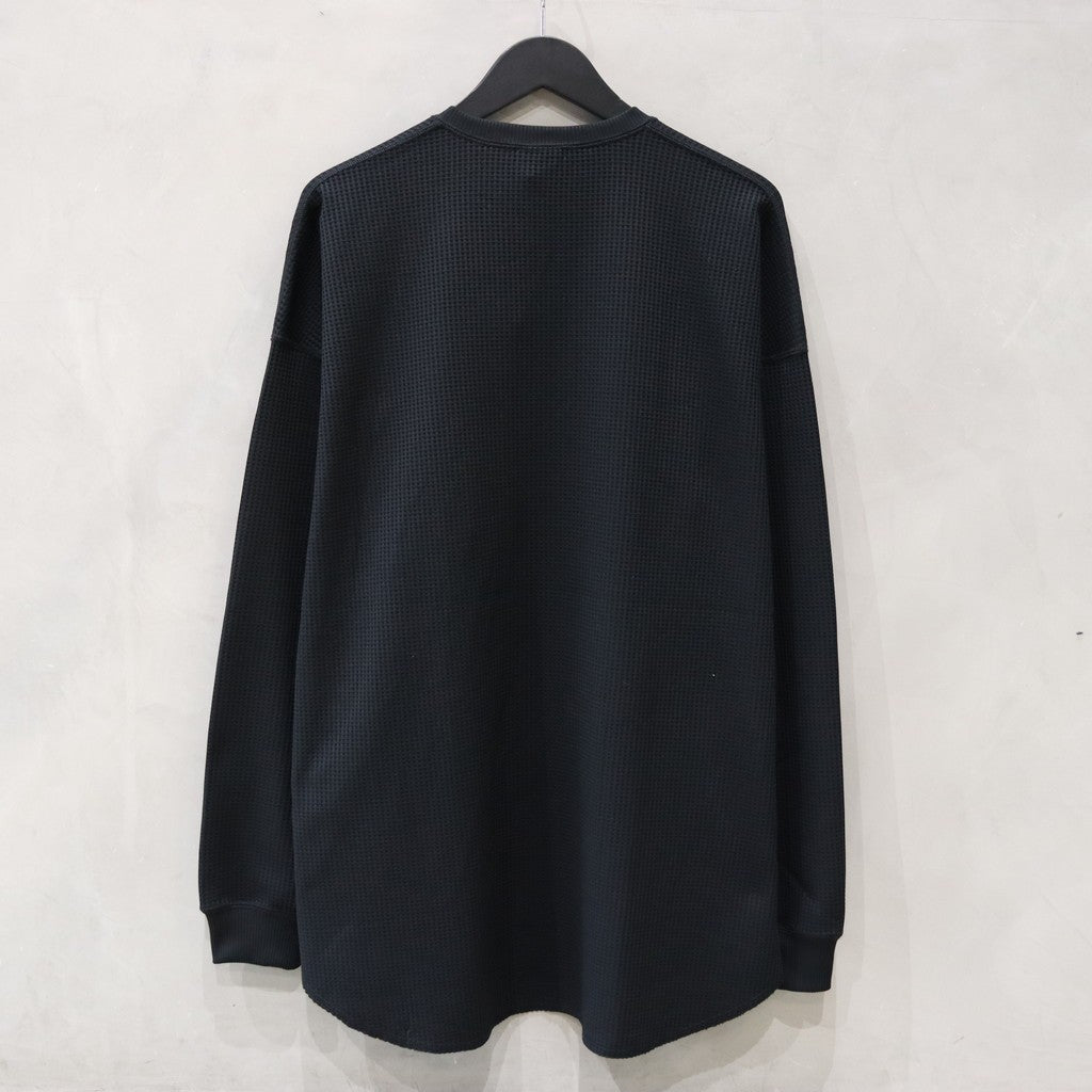 TECH THERMAL HENLEY L/S #BLACK [BE-38024]