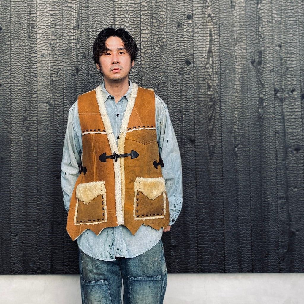 IGLLO MOUTON VEST #CAMEL [RV2601701]