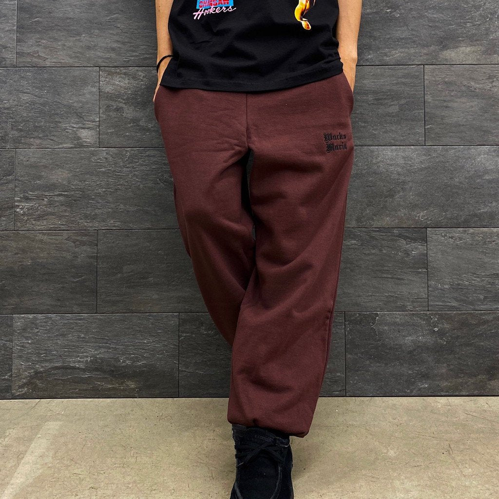 if_HEAVY WEIGHT SWEAT PANTS #BURGUNDY [23SS-WMC-SP01]
