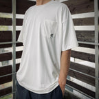 STRETCH FIBER POCKET TEE #White [25SS-T03]