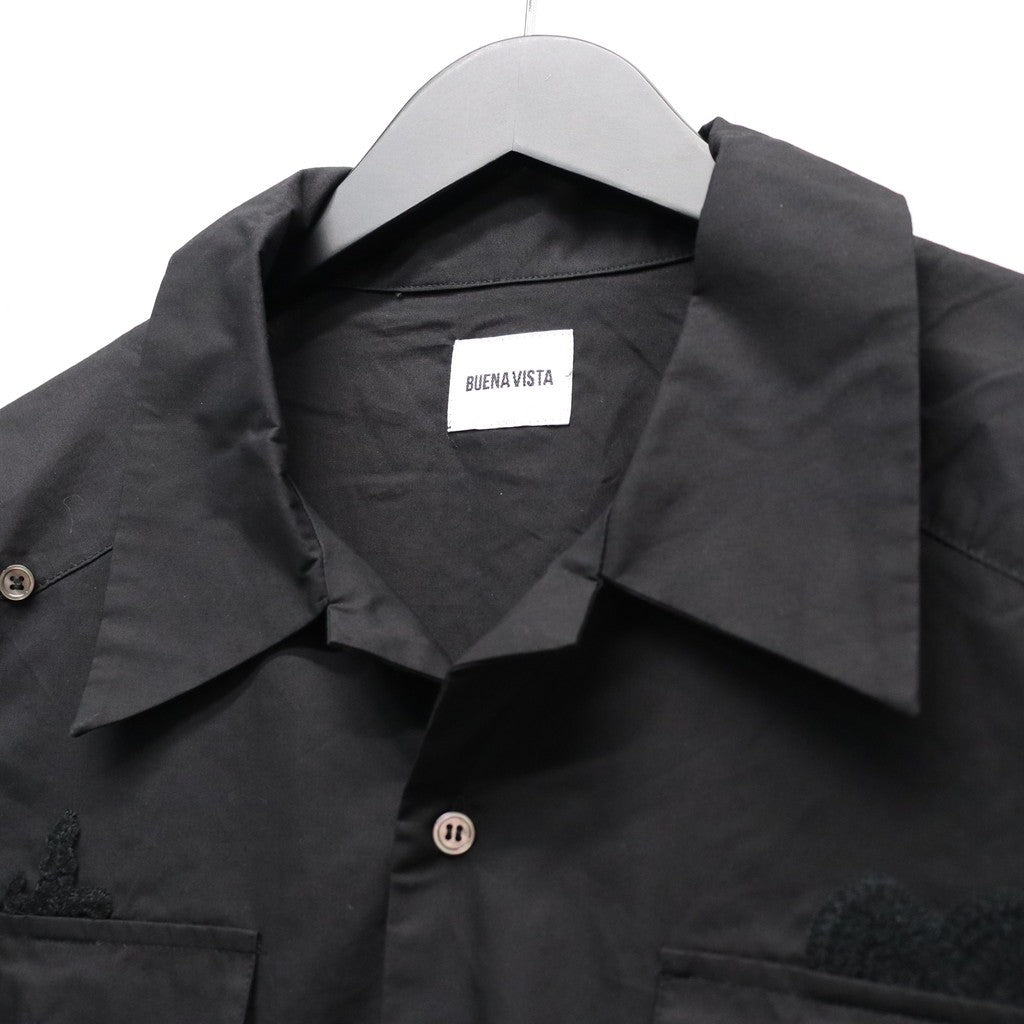 Guayabera s/s shirt #black [BV-SH2600610]