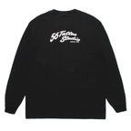 56 TATTOO STUDIO | WASHED HEAVY WEIGHT CREW NECK LONG SLEEVE T-SHIRT #BLACK [56TS-WM-LT04]