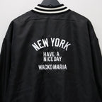 MLB | NY | REVERSIBLE VARSITY JACKET ( TYPE-1 ) #BLACK-BEIGE [MLB-WM-BL01]