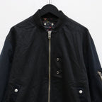 BARBARIAN FLIGHT JACKET #BLACK [RJ2501001]