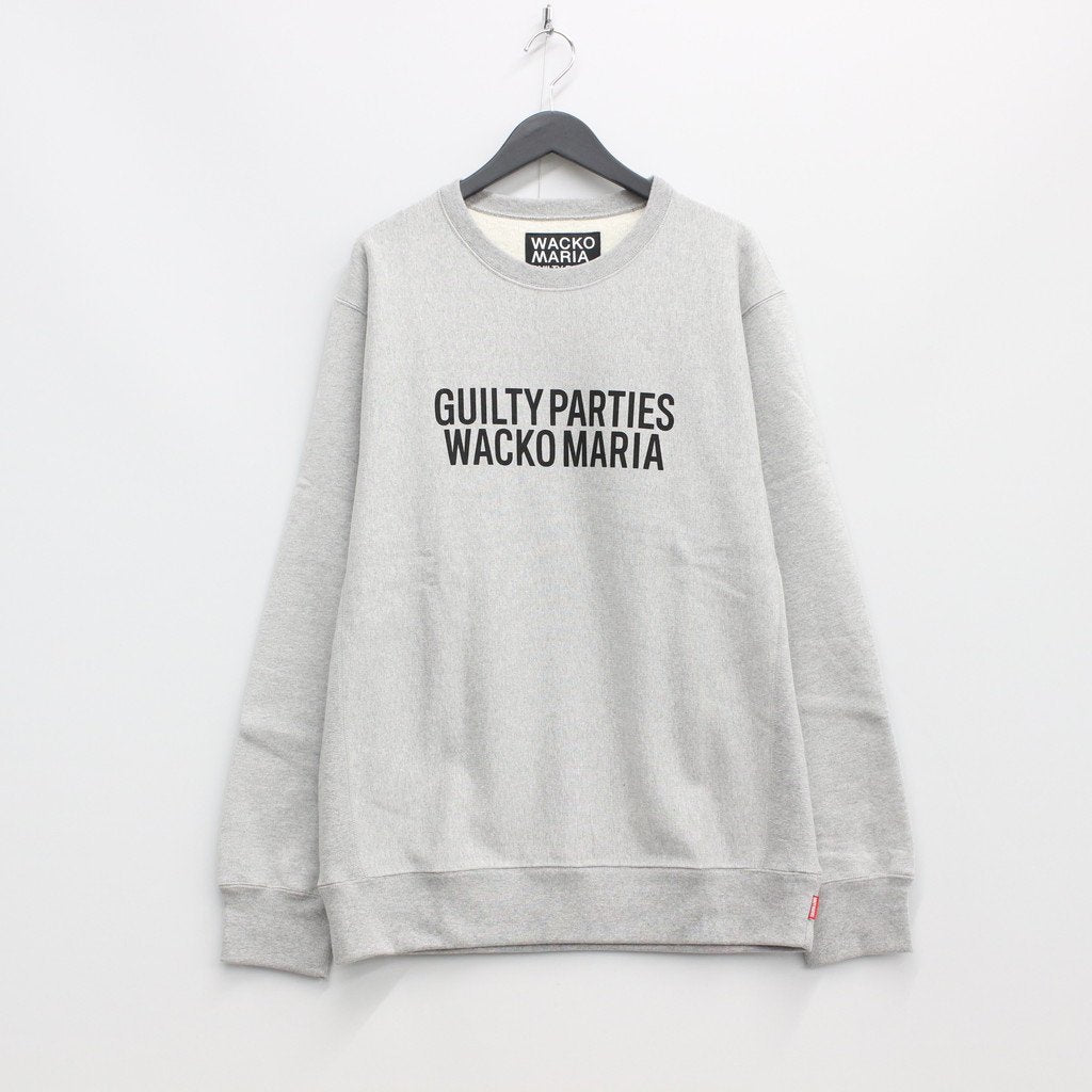 厚重圓領運動衫 - 型號 2- #灰色 [22FWE-WMC-SS04]