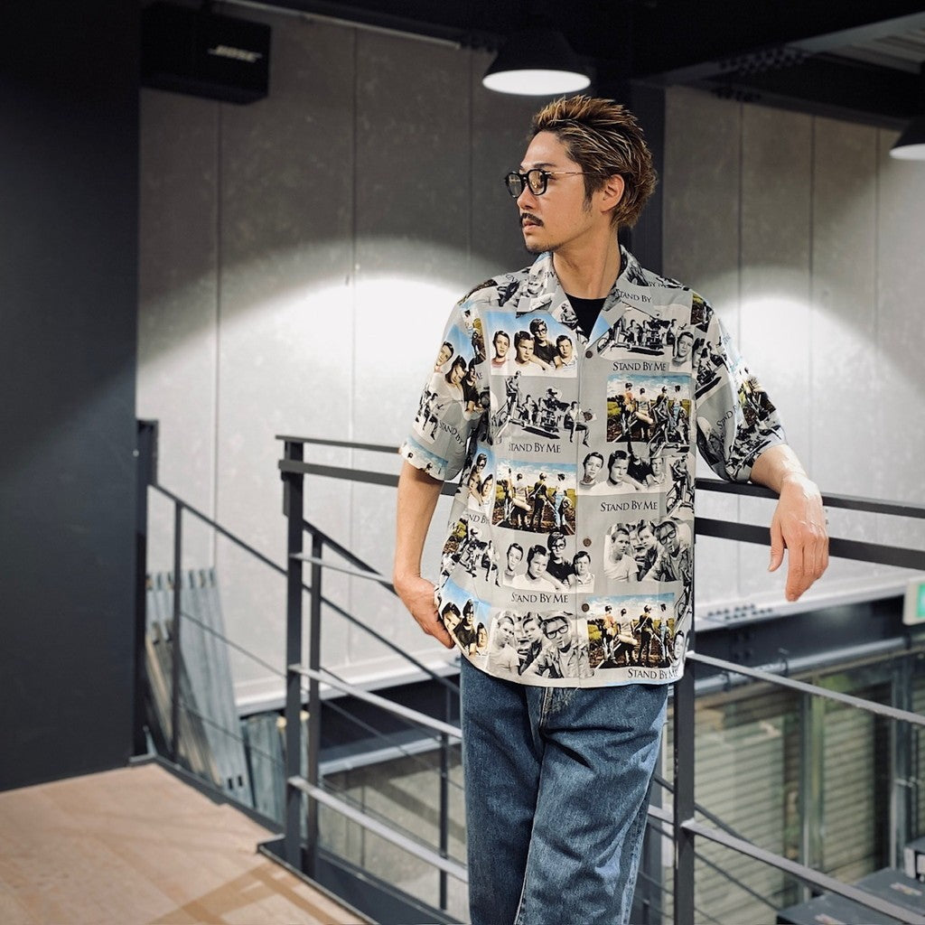 STAND BY ME | S/S HAWAIIAN SHIRT #GRAY [SBM-WM-HI01]