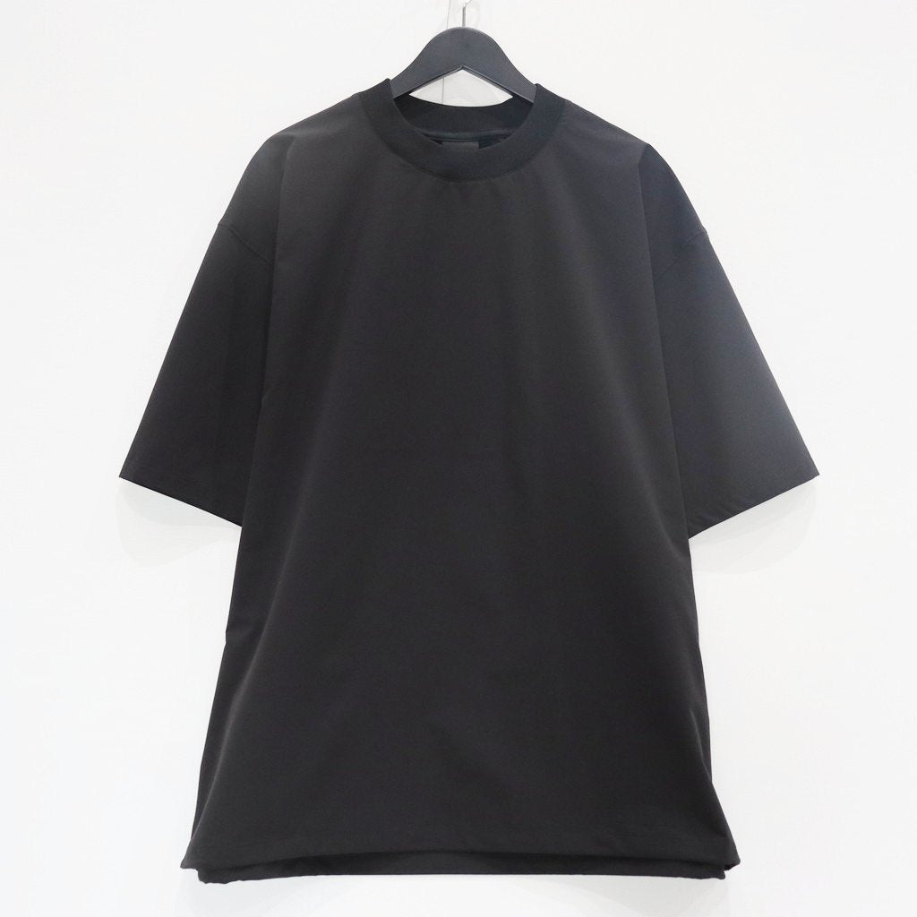 TECH MOCK NECK S/S TEE #BLACK [BE-63025]