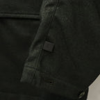 TECH LOOSE 2B JACKET FLANNEL #D.OLIVE [BJ-32026W]