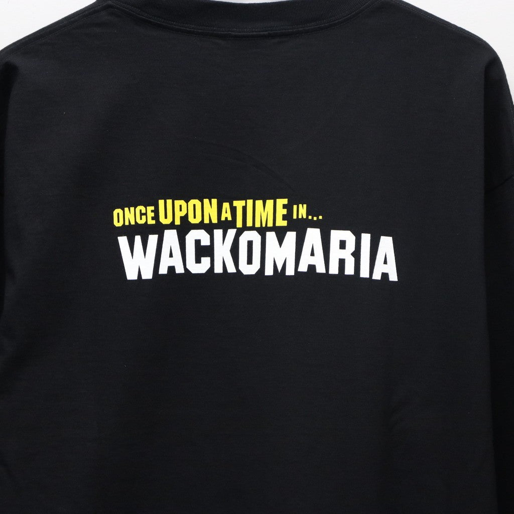 WASHED HEAVY WEIGHT CREW NECK LONG SLEEVE T-SHIRT ( TYPE-3 ) #BLACK [26SS-WMT-LT05]