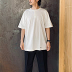 HEALTHKNIT | HENRY NECK T-SHIRT #WHITE [26SS-WMT-HK01]