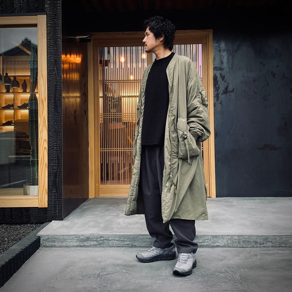GARMENT DYE DOWN MA-1 LONG COAT #Olive [FST09252U0001] – cocorozashi