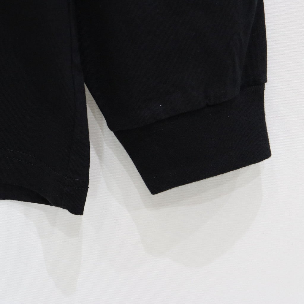 WASHED HEAVY WEIGHT CREW NECK LONG SLEEVE T-SHIRT ( TYPE-2 ) #BLACK [25SS-WMT-LT02]