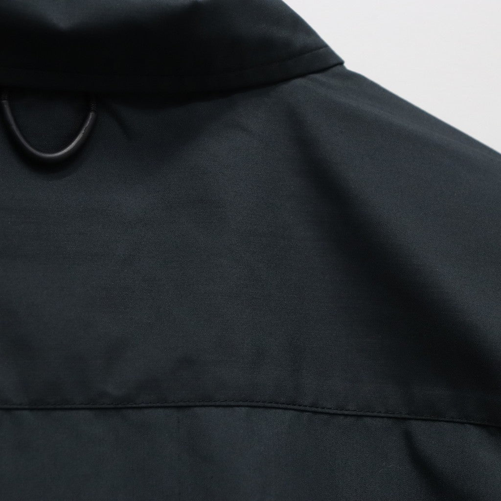 TECH REGULAR COLLAR SHIRT L/S SOLID #INK BLACK [BE-81026]