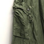 Slash Seam Twist Cargo Pants (PIGMENT DYED MOLESKIN) #OLIVE [M-P2-PT13]
