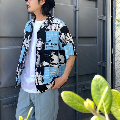 BLUE NOTE | HAWAIIAN SHIRT S/S -TYPE 3- #ONE [BLUENOTE-WM-HI03]