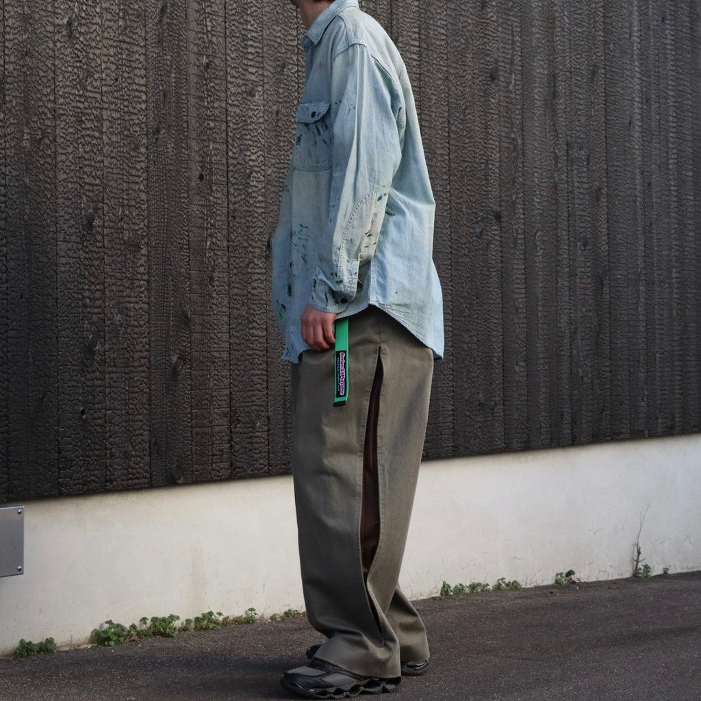 Skate Logo Nylon Web Belt #Green [SD26S-AC01]