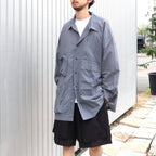 PERTEX UTILITY LONGLINE SHIRT #GRAY [FPA02261U0004]