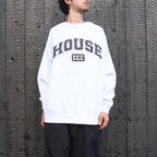 IS-NESS | SWEATSHIRT_HOUSE #ASH GRAY [CCC-263C007]