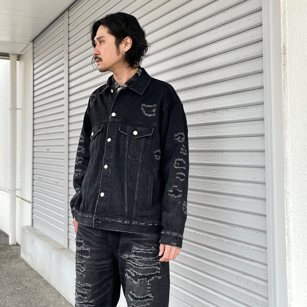 BORO TRACKER JACKET #BLACK [24SS-FS-04 / FS1411]