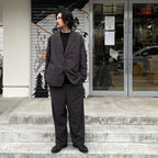 TECH EASY TROUSERS TWILL #CHARCOAL [BP-34024]