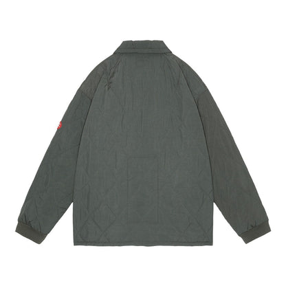 QUILT ZIP JACKET #CHARCOAL [CES26JK10]