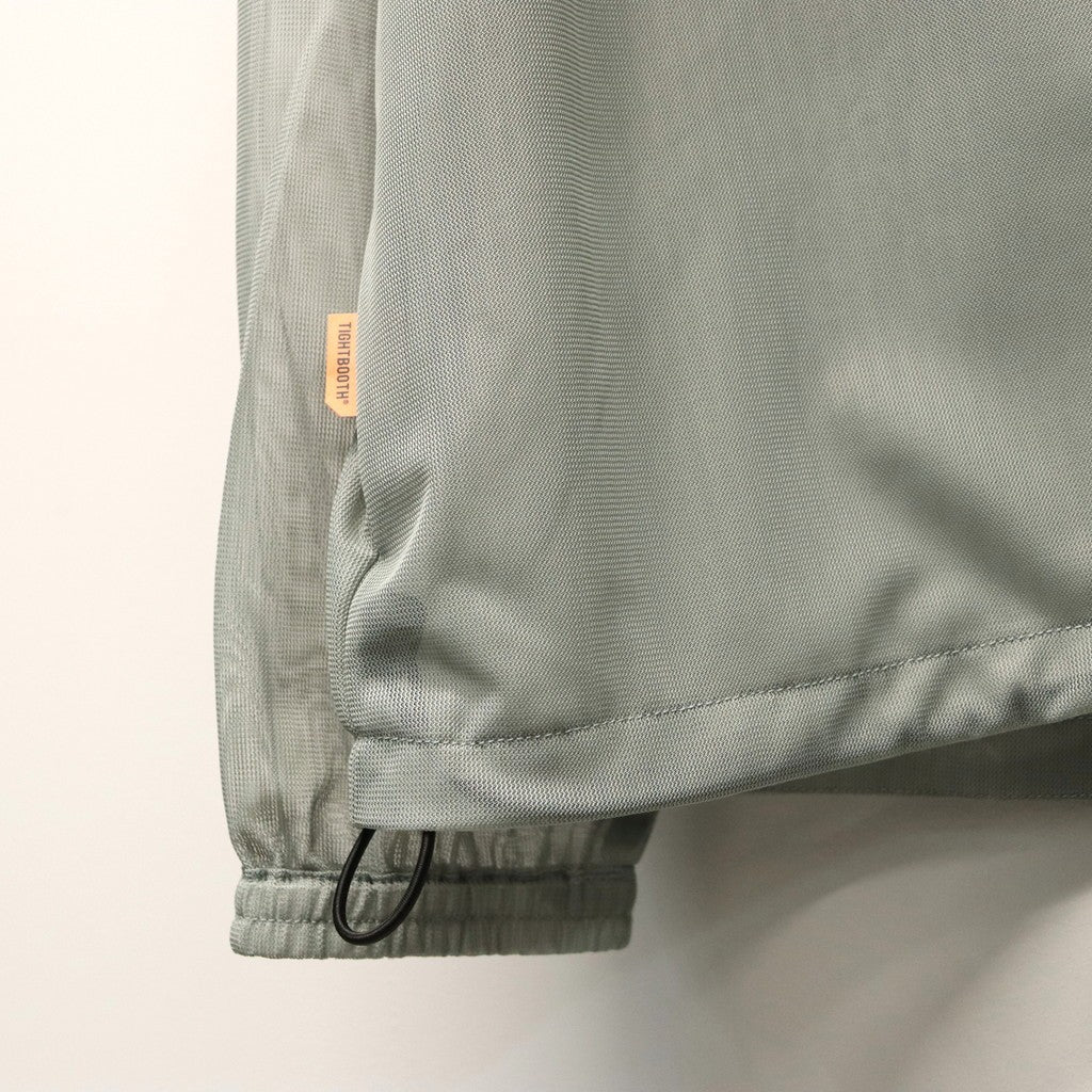 LABEL LOGO SHEER PARKA #Gray [SS26-JK06]