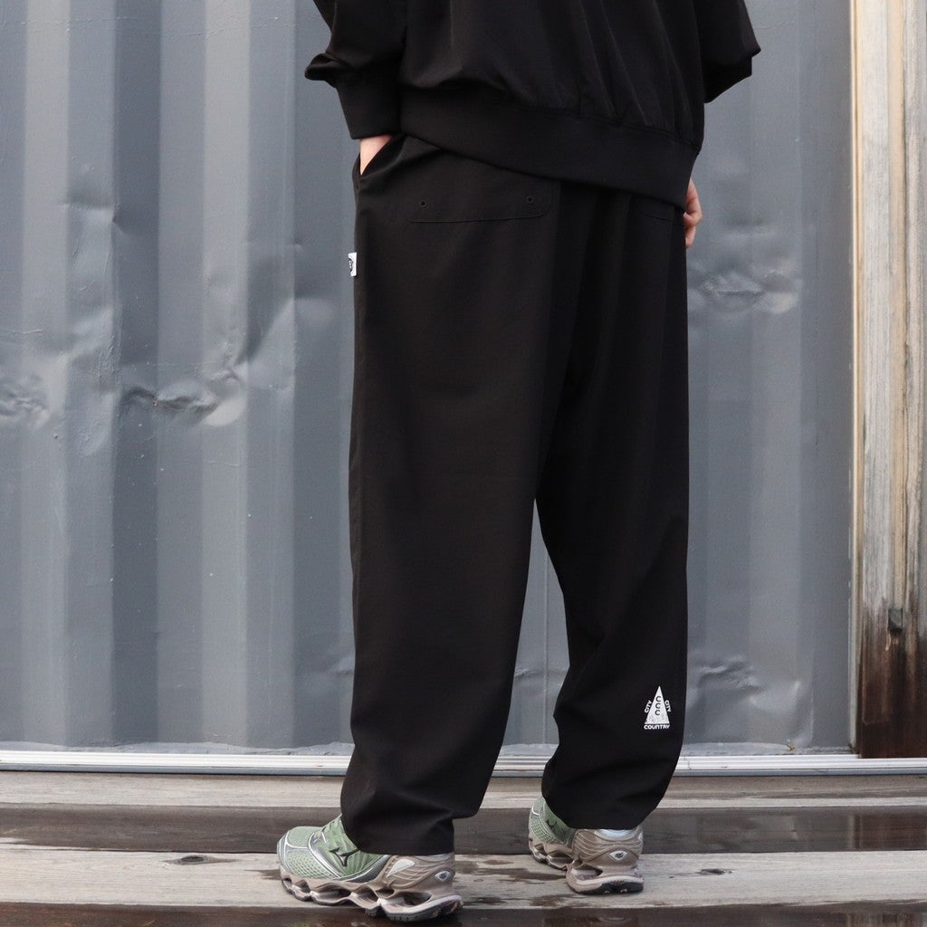 STRETCH EASY PANTS #BLACK [CCC-253P002] - cocorozashi 三重県四日市