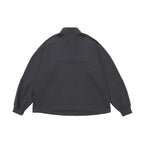 BIO WASHED EASY HALF ZIP SWEAT SHIRTS #ASH CHARCOAL [HOD25AWSWEHZSS]