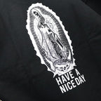 WASHED MIDDLE WEIGHT CREW NECK SWEAT SHIRT ( TYPE-2 ) #BLACK/WHITE [26FWE-WMC-SS04]