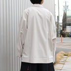 Collar-9 Core Tech 長袖 Polo 衫 #奶油色 [GOOPI-25AW-OCT-03]