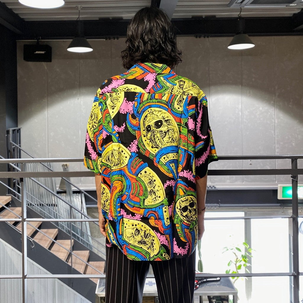 HAWAIIAN SHIRT S/S -TYPE 5- #BLACK [24SS-WMS-HI05]