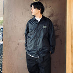 COACH JACKET ( TYPE-2 ) #BLACK/GREEN [26FWE-WMO-BL07]