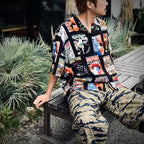 HIGHTIMES | HAWAIIAN SHIRT S/S #BLACK [HIGHTIMES-WM-HI10]