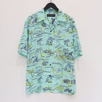 HAWAIIAN SHIRT S/S ( TYPE-2 ) #MINT [25SS-WMS-HI02]