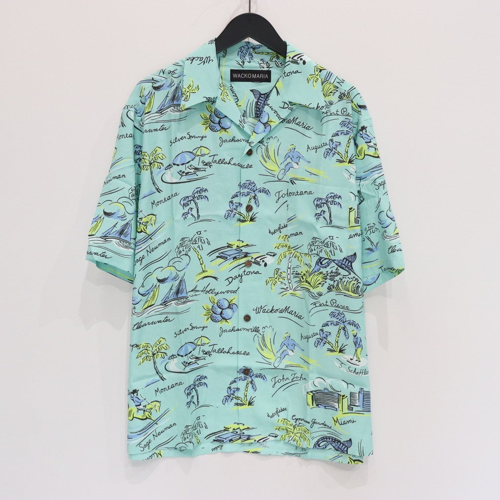 HAWAIIAN SHIRT S/S ( TYPE-2 ) #MINT [25SS-WMS-HI02]