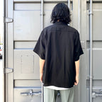 開關襯衫短袖 - 型號 1- #黑色 [24SS-WMS-OC13]